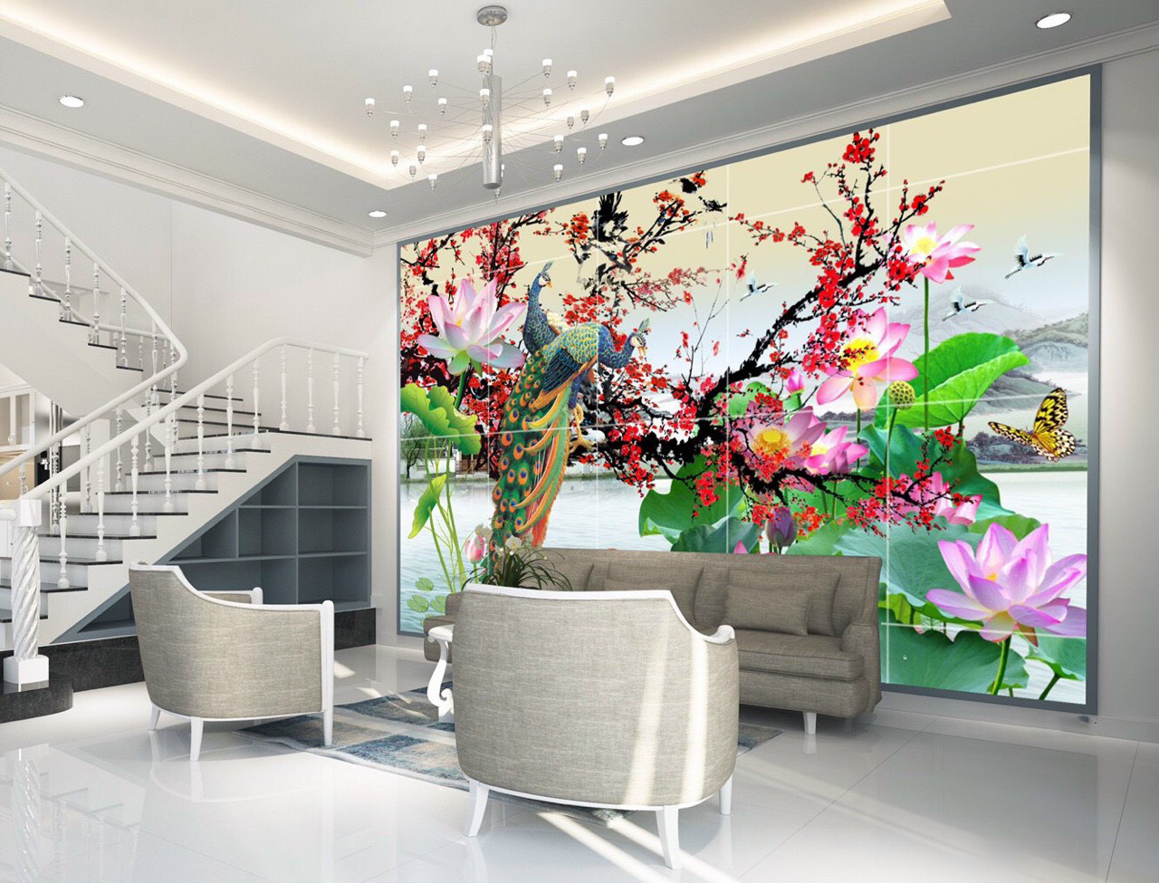 Những kinh nghiệm khi chọn tranh gạch 3d ốp tường